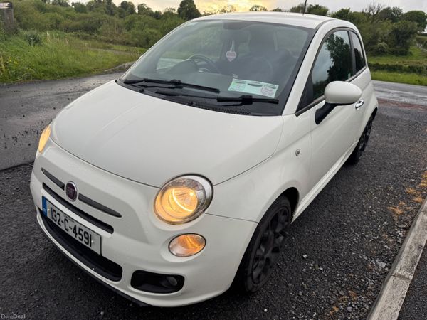 Fiat 500 Hatchback, Diesel, 2013, White
