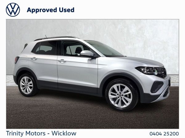 Volkswagen T-Cross SUV, Petrol, 2025, Silver