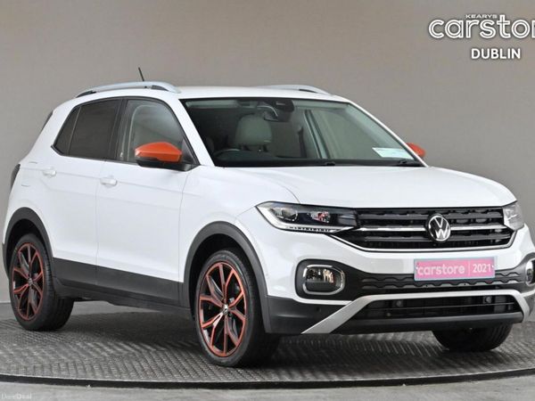 Volkswagen T-Cross SUV, Petrol, 2021, White