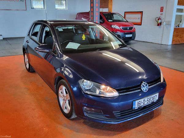 Volkswagen Golf Hatchback, Diesel, 2016, Blue