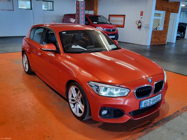 BMW 1-Series Hatchback, Petrol, 2016, Orange