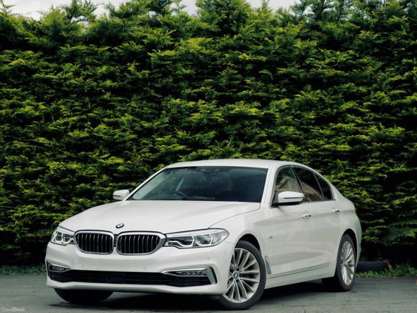BMW 5-Series Saloon, Diesel, 2017, White