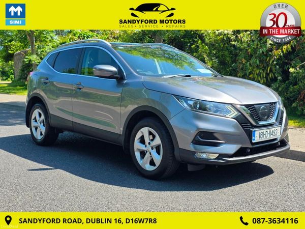 Nissan Qashqai MPV, Petrol, 2018, Grey