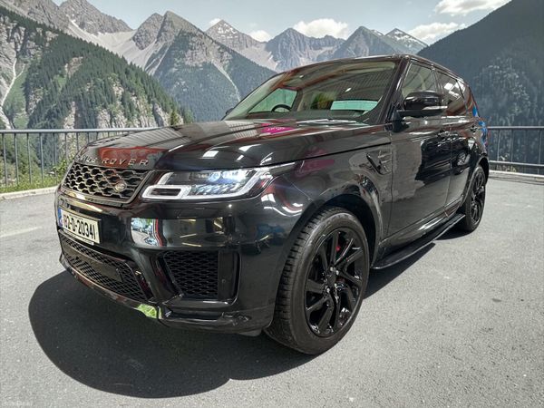 Land Rover Range Rover Sport SUV, Petrol Hybrid, 2018, Black