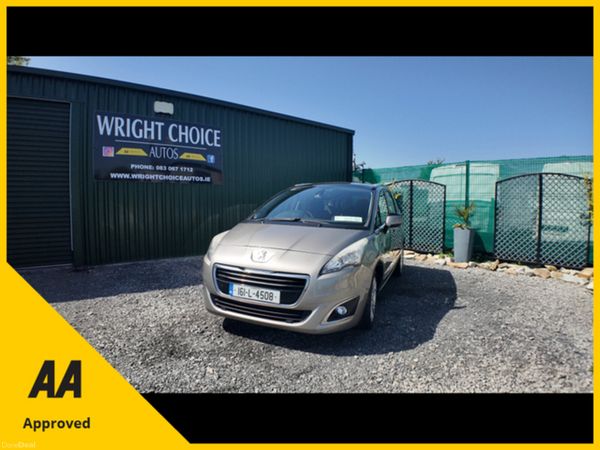 Peugeot 5008 MPV, Diesel, 2016, Grey