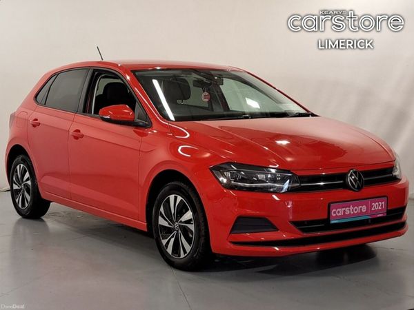 Volkswagen Polo Hatchback, Petrol, 2021, Red