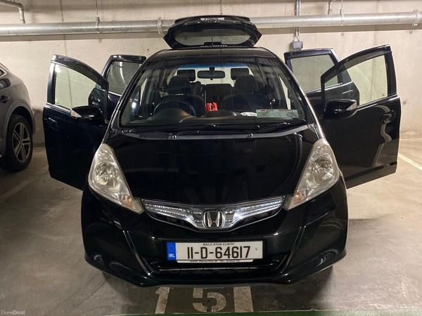 Honda Fit Hatchback, Petrol Hybrid, 2011, Black