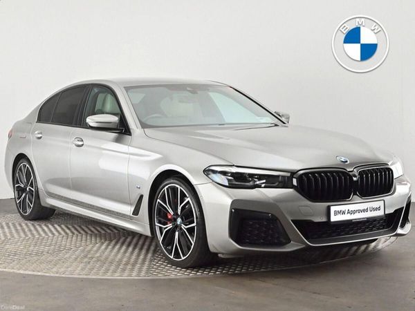 BMW 5-Series Saloon, Diesel Hybrid, 2022, Grey