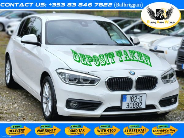 BMW 1-Series Hatchback, Petrol, 2018, White