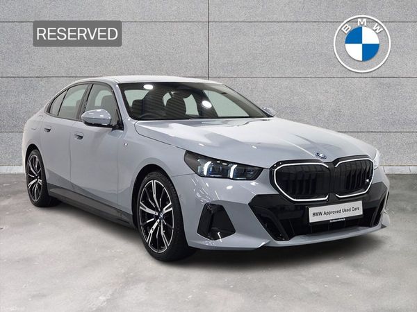 BMW 5-Series Saloon, Petrol Plug-in Hybrid, 2024, Grey