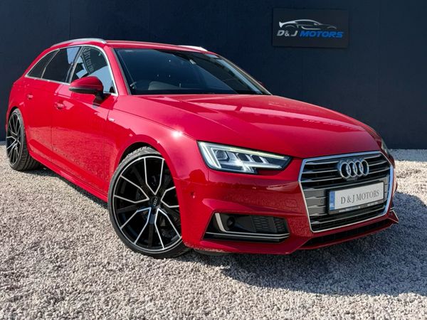 Audi A4 Estate, Petrol, 2018, Red
