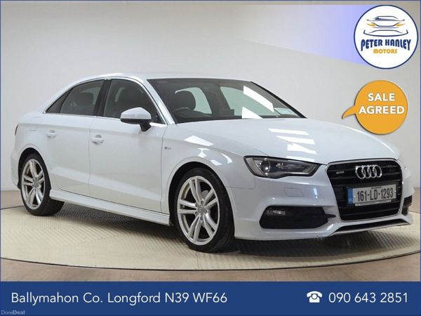 Audi A3 Saloon, Diesel, 2016, White