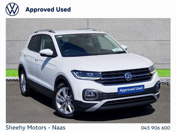 Volkswagen T-Cross SUV, Petrol, 2020, White