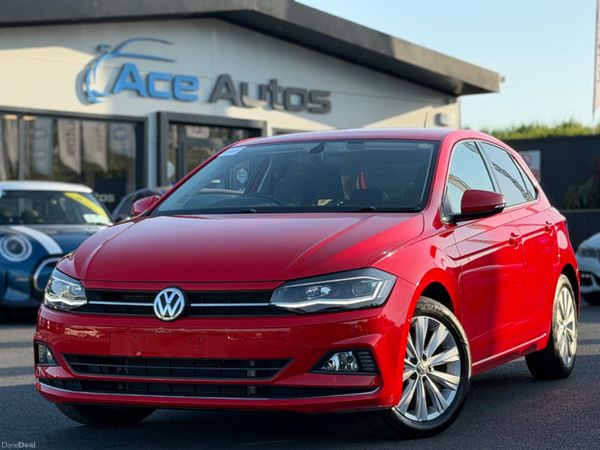 Volkswagen Polo Hatchback, Petrol, 2019, Red