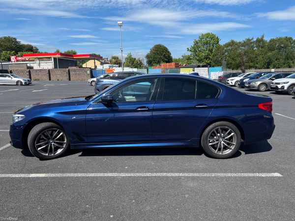 BMW 5-Series Saloon, Diesel, 2018, Blue