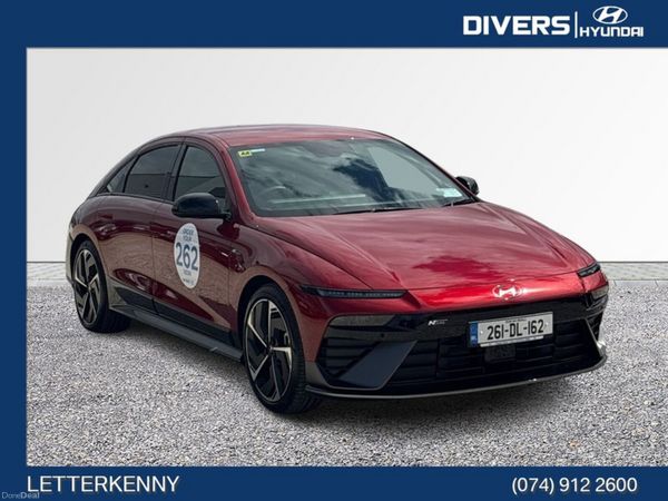 Hyundai IONIQ 6 Saloon, Electric, 2026, Red