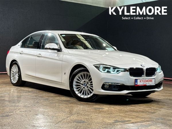 BMW 3-Series Saloon, Petrol Hybrid, 2017, White