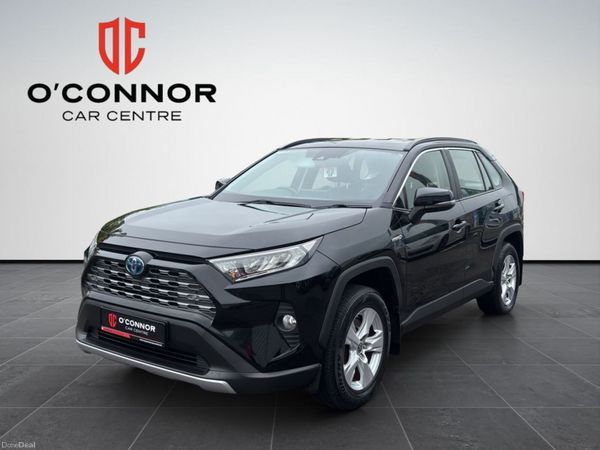 Toyota RAV4 Estate, Petrol Hybrid, 2022, Black