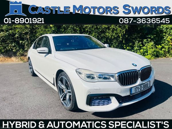 BMW 7-Series Saloon, Petrol Hybrid, 2017, White