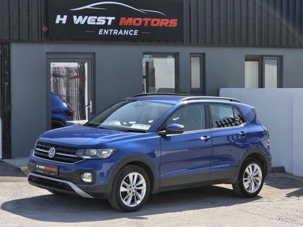 Volkswagen T-Cross Hatchback, Petrol, 2020, Blue