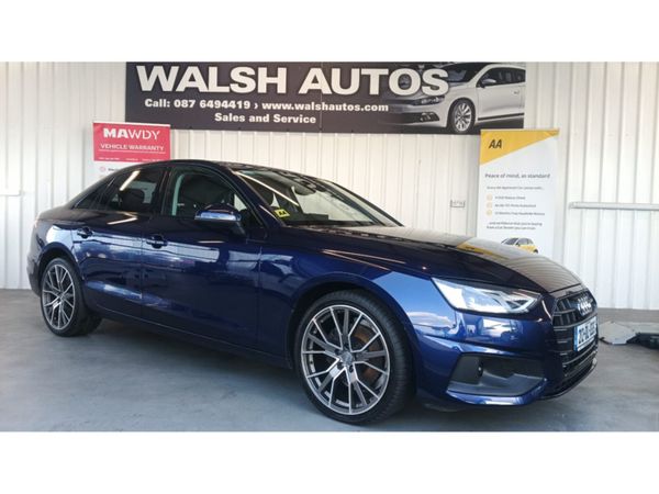 Audi A4 Saloon, Diesel, 2021, Blue