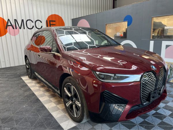 BMW iX SUV, Electric, 2022, Red