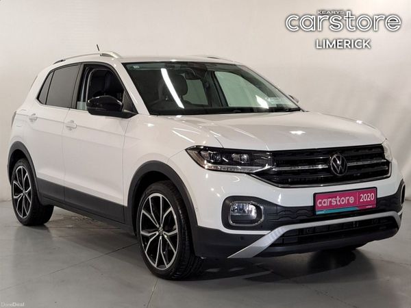 Volkswagen T-Cross Hatchback, Petrol, 2020, White