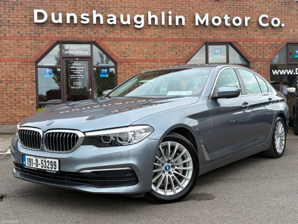 BMW 5-Series Saloon, Petrol Plug-in Hybrid, 2019, Blue