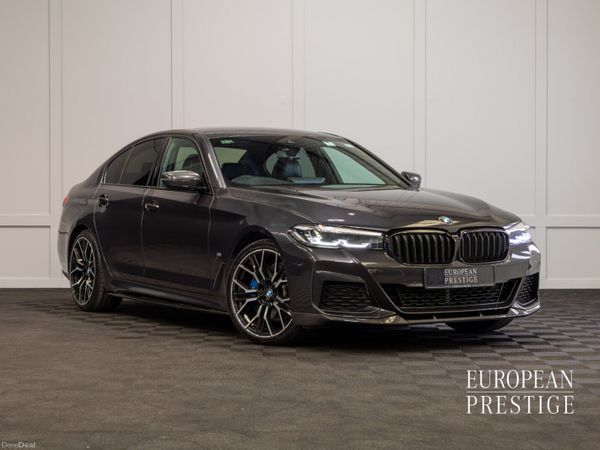 BMW 5-Series Saloon, Petrol Plug-in Hybrid, 2021, Grey