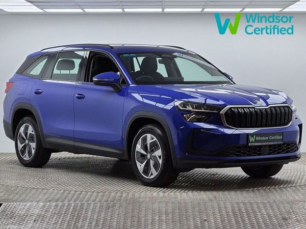 Skoda Kodiaq SUV, Petrol Plug-in Hybrid, 2025, Blue