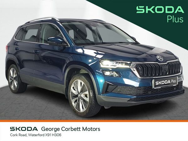Skoda Karoq Estate, Petrol, 2024, Blue