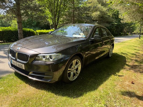 BMW 5-Series Saloon, Diesel, 2014, Brown