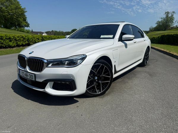 BMW 7-Series Saloon, Petrol Hybrid, 2017, White