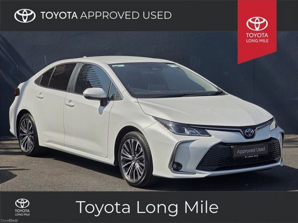 Toyota Corolla Saloon, Petrol Hybrid, 2025, White