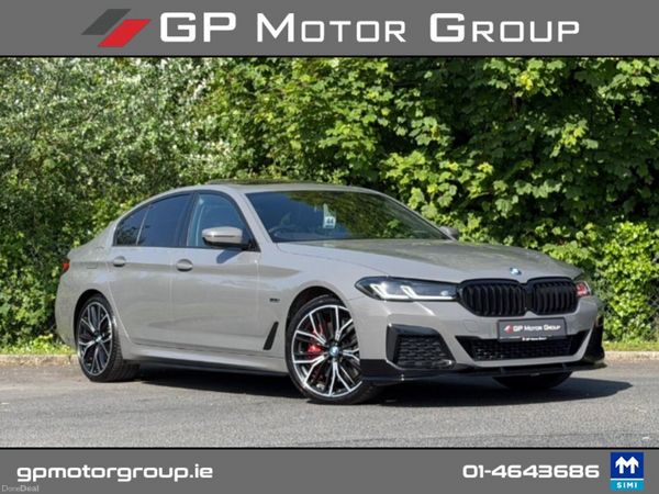 BMW 5-Series Saloon, Petrol Plug-in Hybrid, 2021, Grey