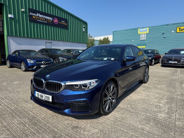 BMW 5-Series Saloon, Petrol Plug-in Hybrid, 2019, Blue