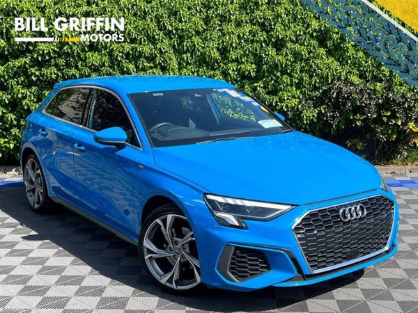 Audi A3 Hatchback, Petrol Plug-in Hybrid, 2023, Blue