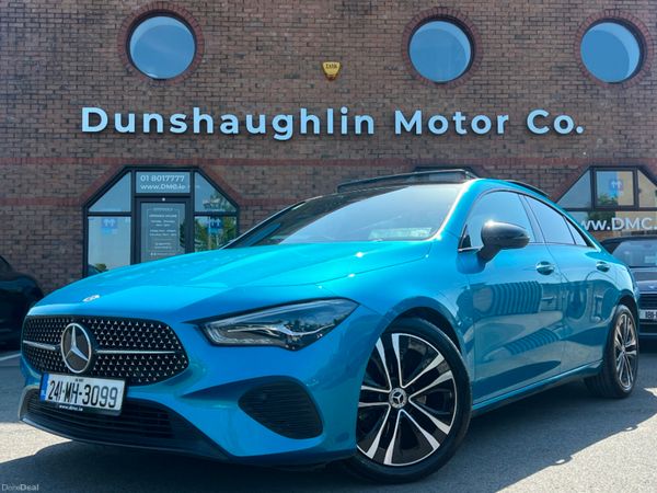 Mercedes-Benz CLA Saloon, Petrol Hybrid, 2024, Blue