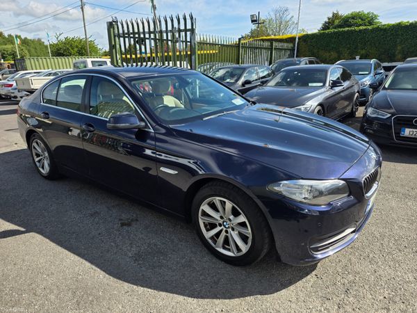 BMW 5-Series Saloon, Diesel, 2014, Blue