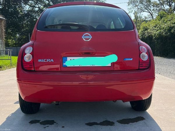 Nissan Micra Hatchback, Petrol, 2010, Red