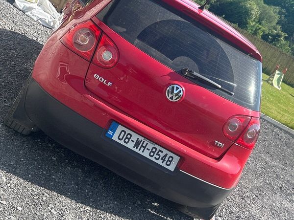 Volkswagen Golf Hatchback, Diesel, 2008, Red