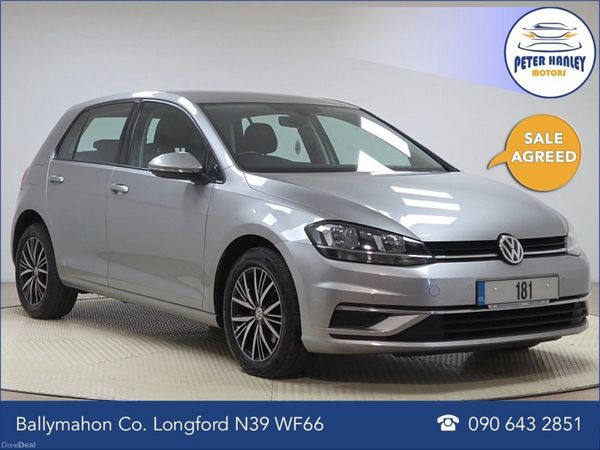 Volkswagen Golf Hatchback, Diesel, 2018, Silver