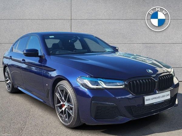 BMW 5-Series Saloon, Diesel, 2021, Blue