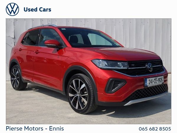 Volkswagen T-Cross Estate, Petrol, 2024, Red