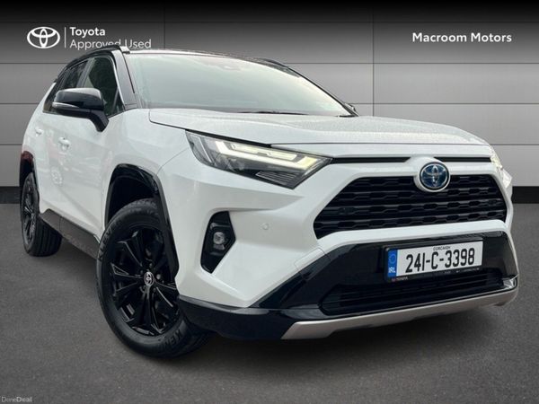Toyota RAV4 SUV, Petrol Hybrid, 2024, White