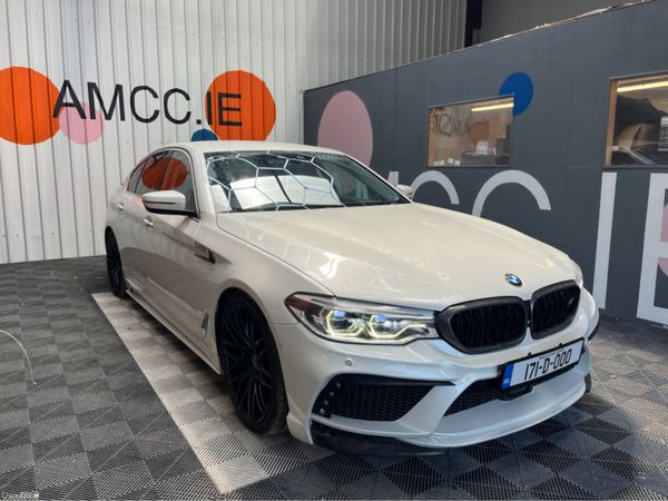BMW 5-Series Saloon, Petrol Plug-in Hybrid, 2017, White