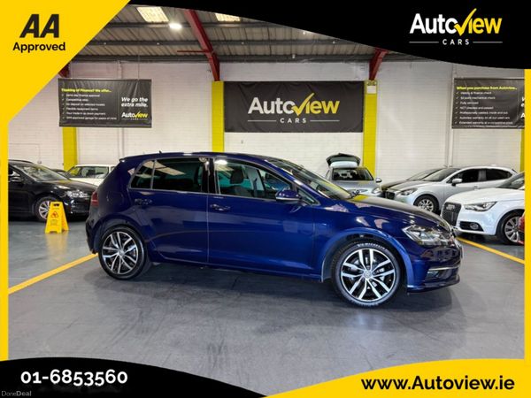Volkswagen Golf Hatchback, Petrol, 2018, Blue
