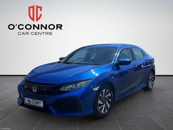 Honda Civic Hatchback, Petrol, 2019, Blue