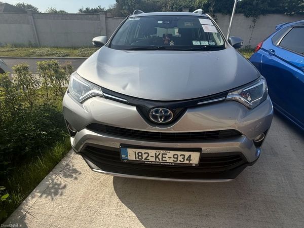 Toyota RAV4 SUV, Petrol Hybrid, 2018, Grey