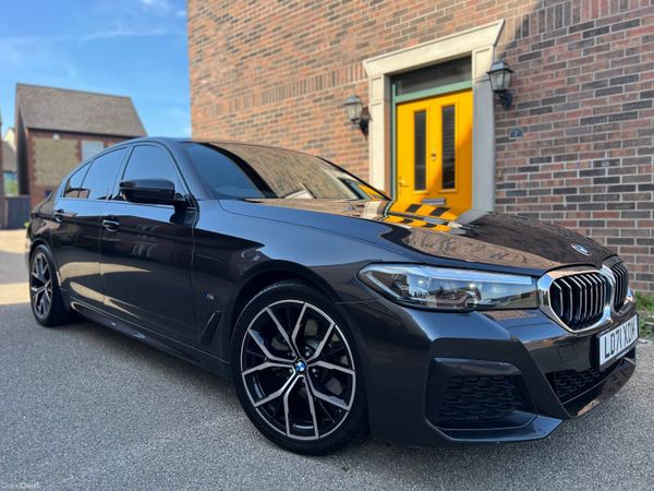BMW 5-Series Saloon, Diesel Hybrid, 2021, Grey
